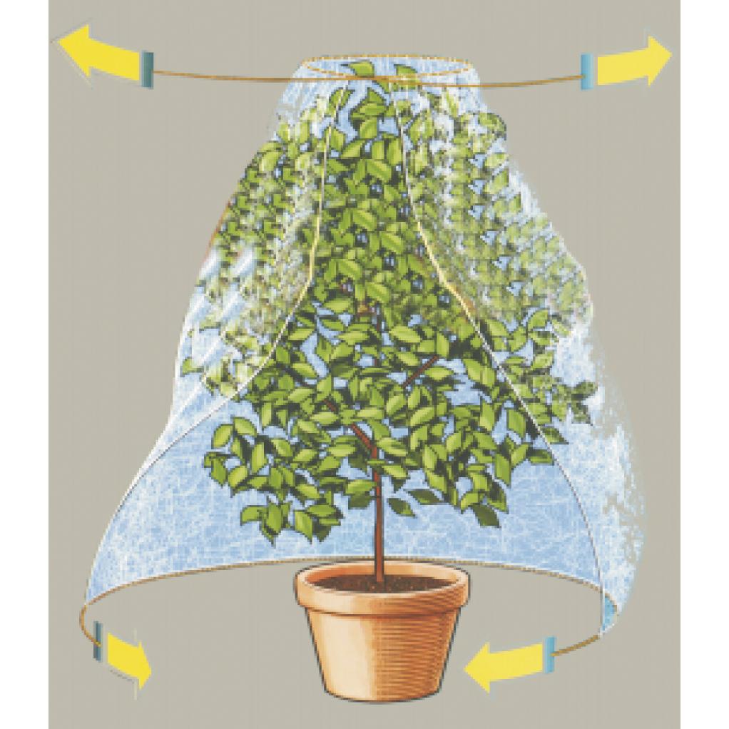 Frostschutzvlies mit Schnüren 1,5 x 2,4 m
