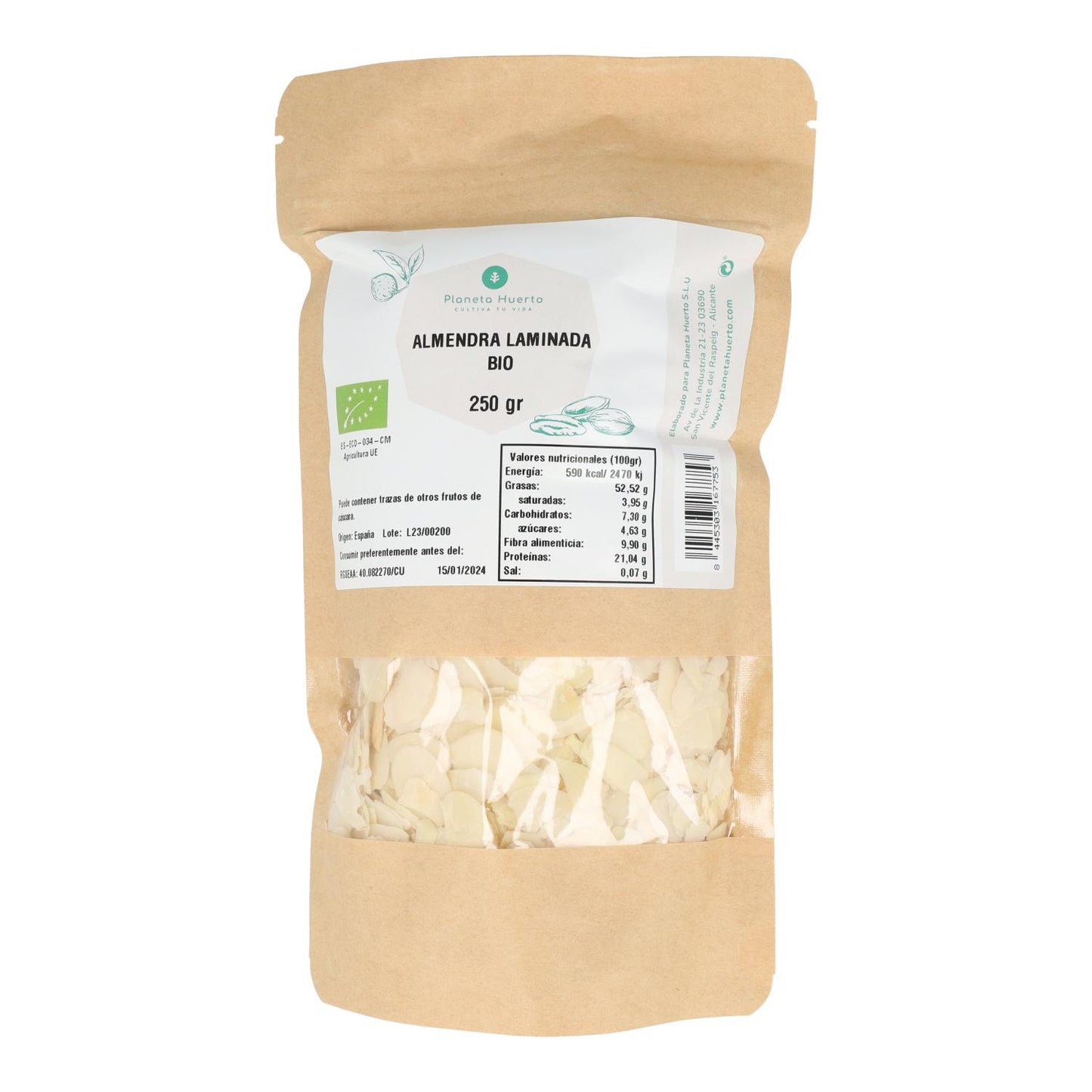 ECO Planeta Huerto Amandes roulées 250 g