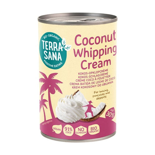 Crème fouettée au lait de coco 400 g Terrasana