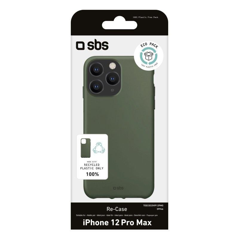 Recycled plastic case for iPhone 12 Pro Max green SBS