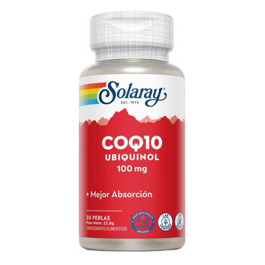 Coenzyme Q10 Ubiquinol 100 mg Solaray, 30 gélules