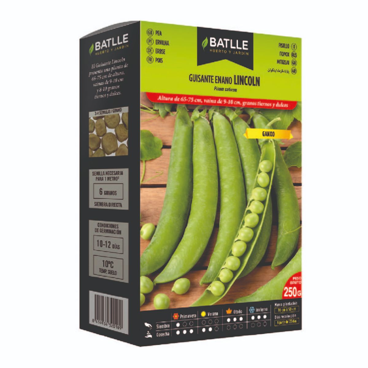 Graines de pois nain Lincoln 250 g Batlle