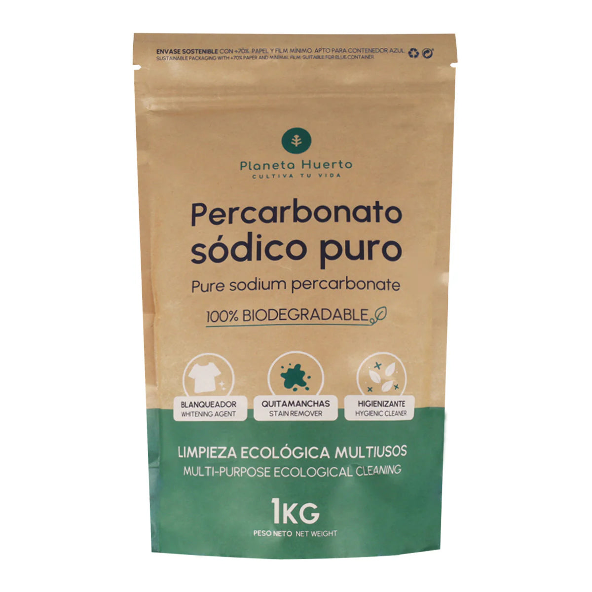 Haushaltsreinigungspackung (1 kg Format) Zero Waste Planeta Huerto