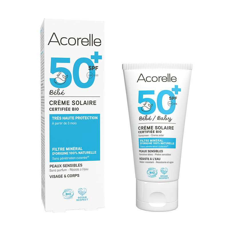 Acorelle SPF50+ Baby Sunscreen Cream 50 ml