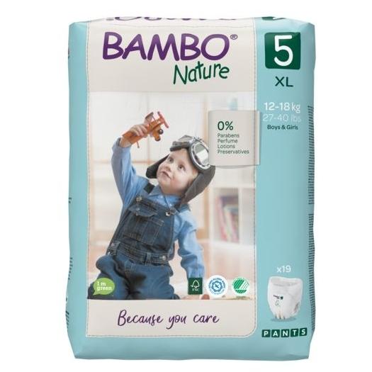 Windelhosen T5 (12-18 kg) Bambo Nature 19 Stück