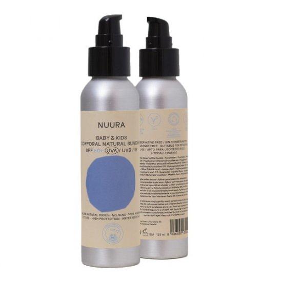 Krem przeciwsłoneczny do ciała Babykids SPF50 Nuura 125 ml