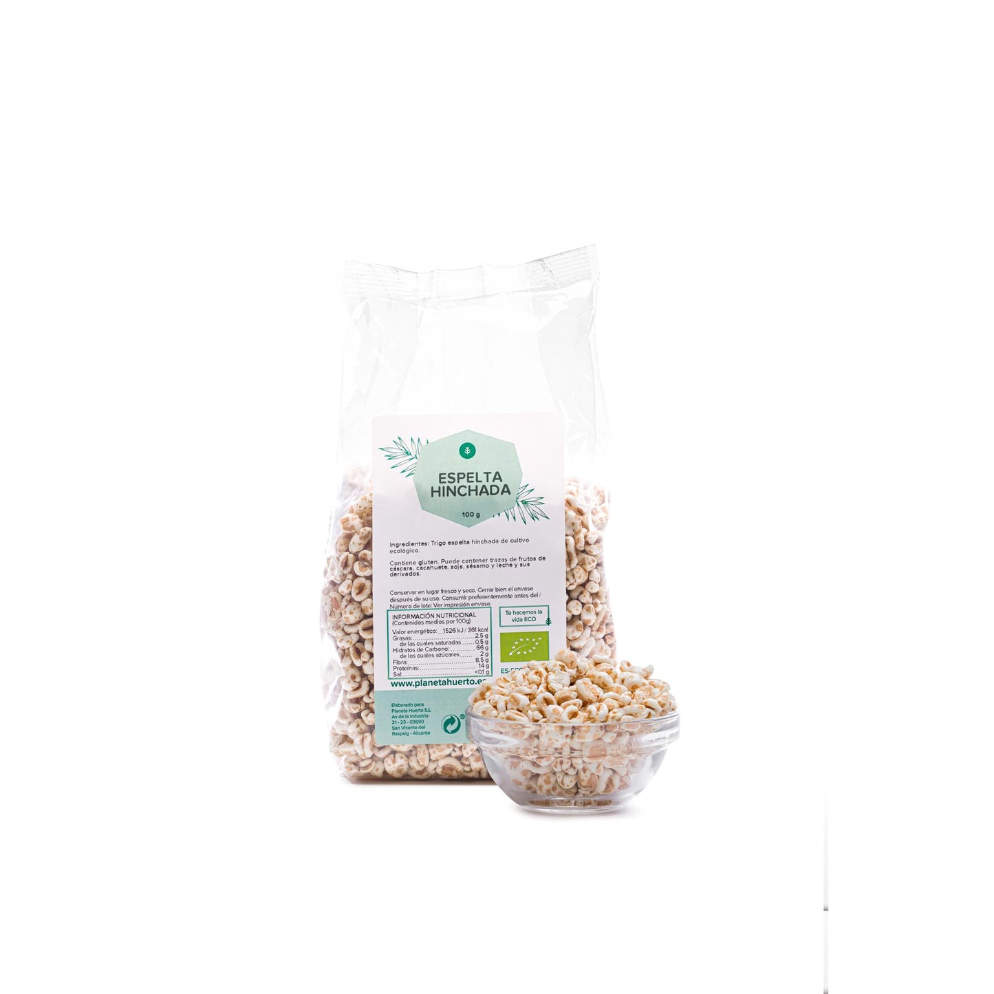 Pszenica orkiszowa dmuchana ECO Planeta Huerto 100 g