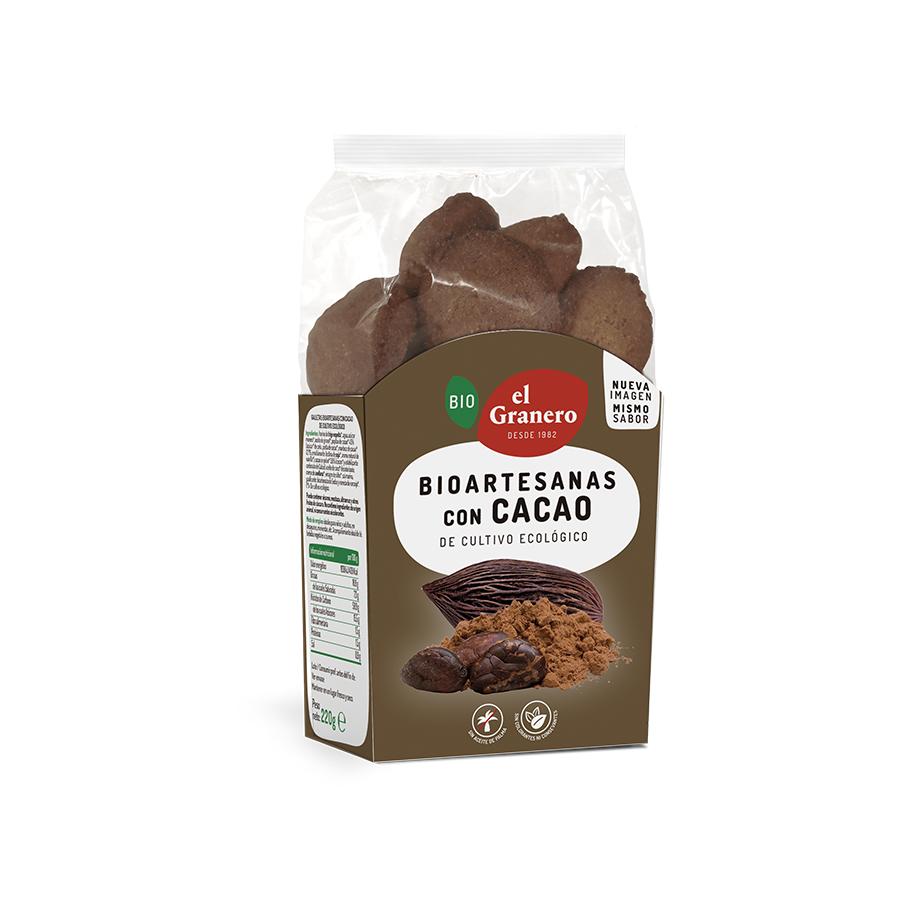 Biscuits artisanaux au cacao bio Granero 220 g