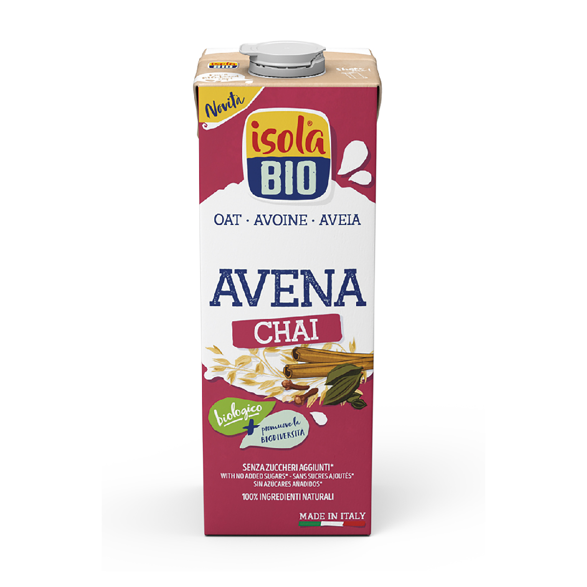 Bevanda all'avena Chai BIO Isola Bio 1L