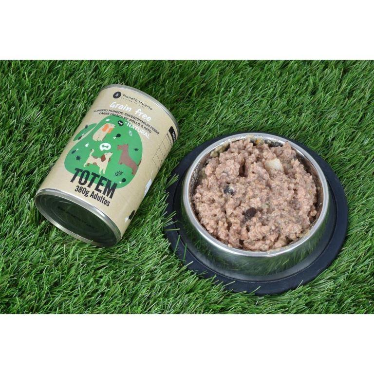 Pack 6 x Grain Free Superpremium Wet Dog Food Chicken & Duck 380 g Planeta Huerto