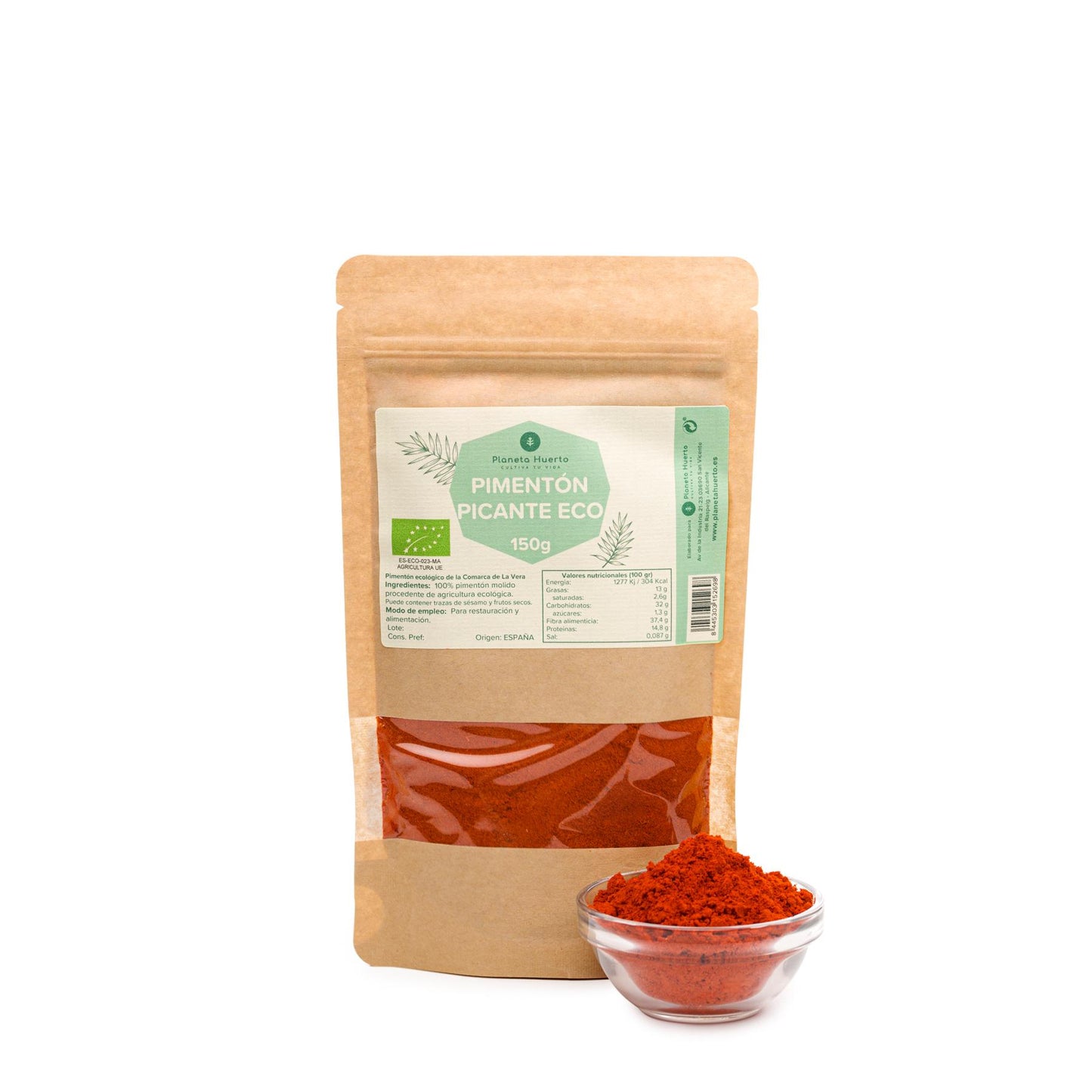 Poudre de paprika épicé ECO Planeta Huerto 150 g