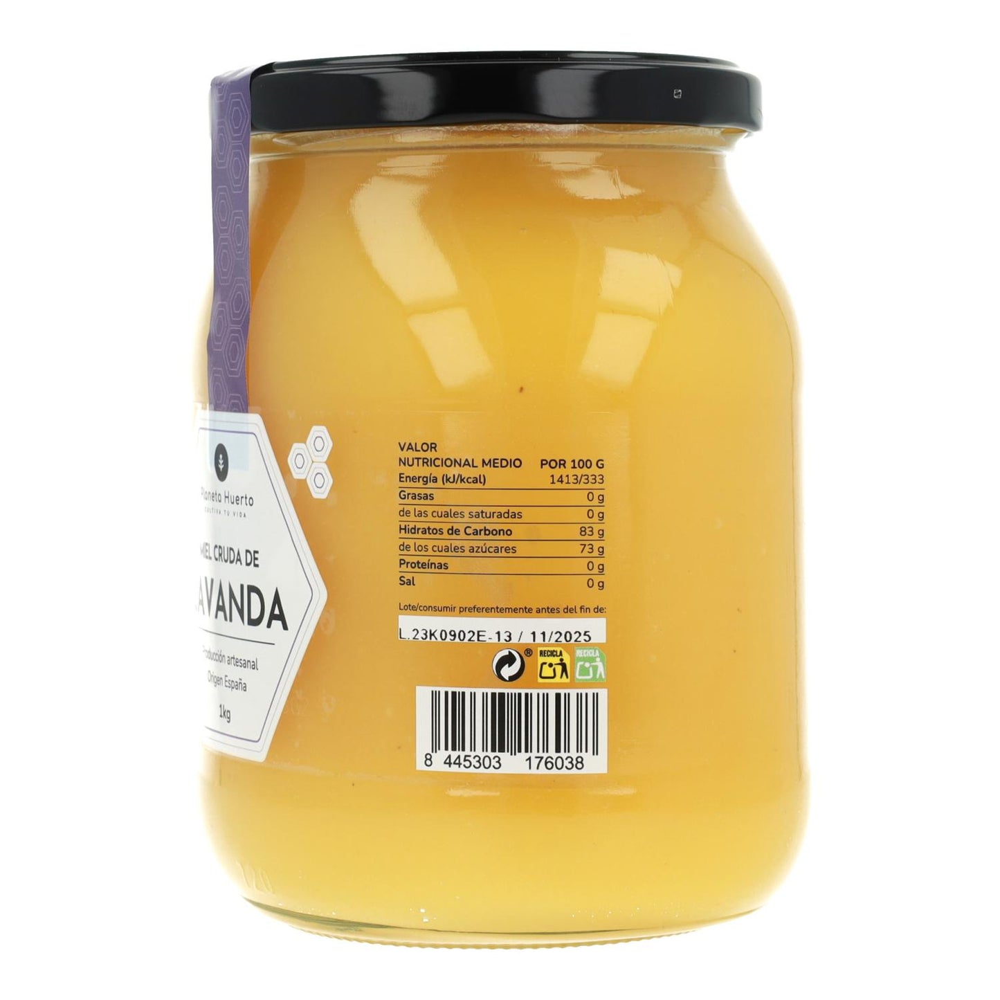 Miele di lavanda grezzo Planeta Huerto 1 Kg