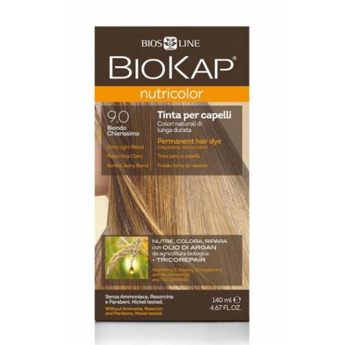 Teinture blond très clair Bye 9.0 Biokap 140 ml