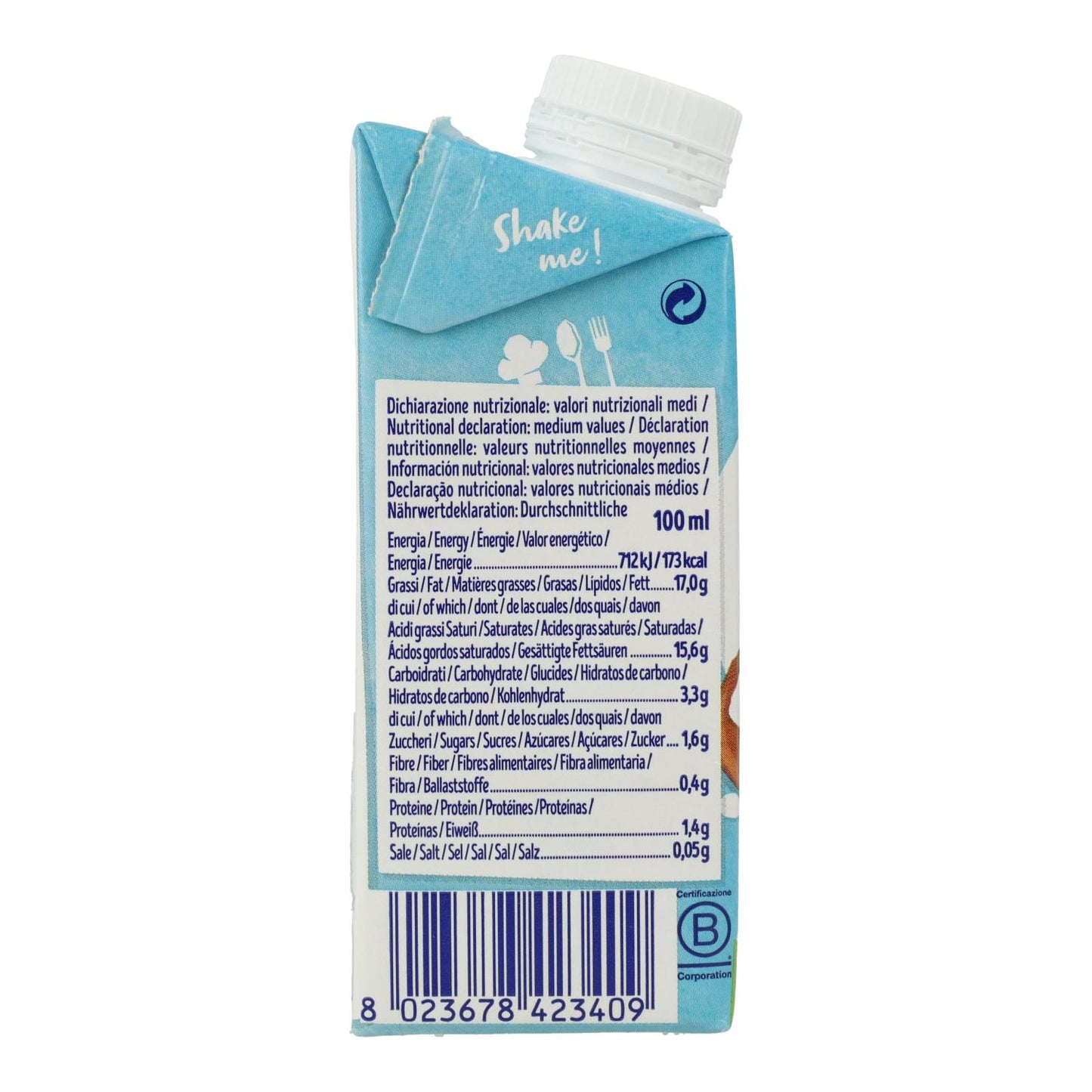 Roślinny krem kokosowy do gotowania Isola Bio, 200 ml