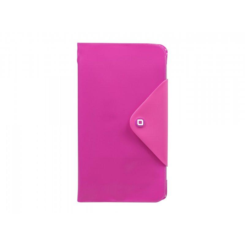 Wasserdichte Hülle im Buchformat für Smartphones bis zu 5" SBS Rosa