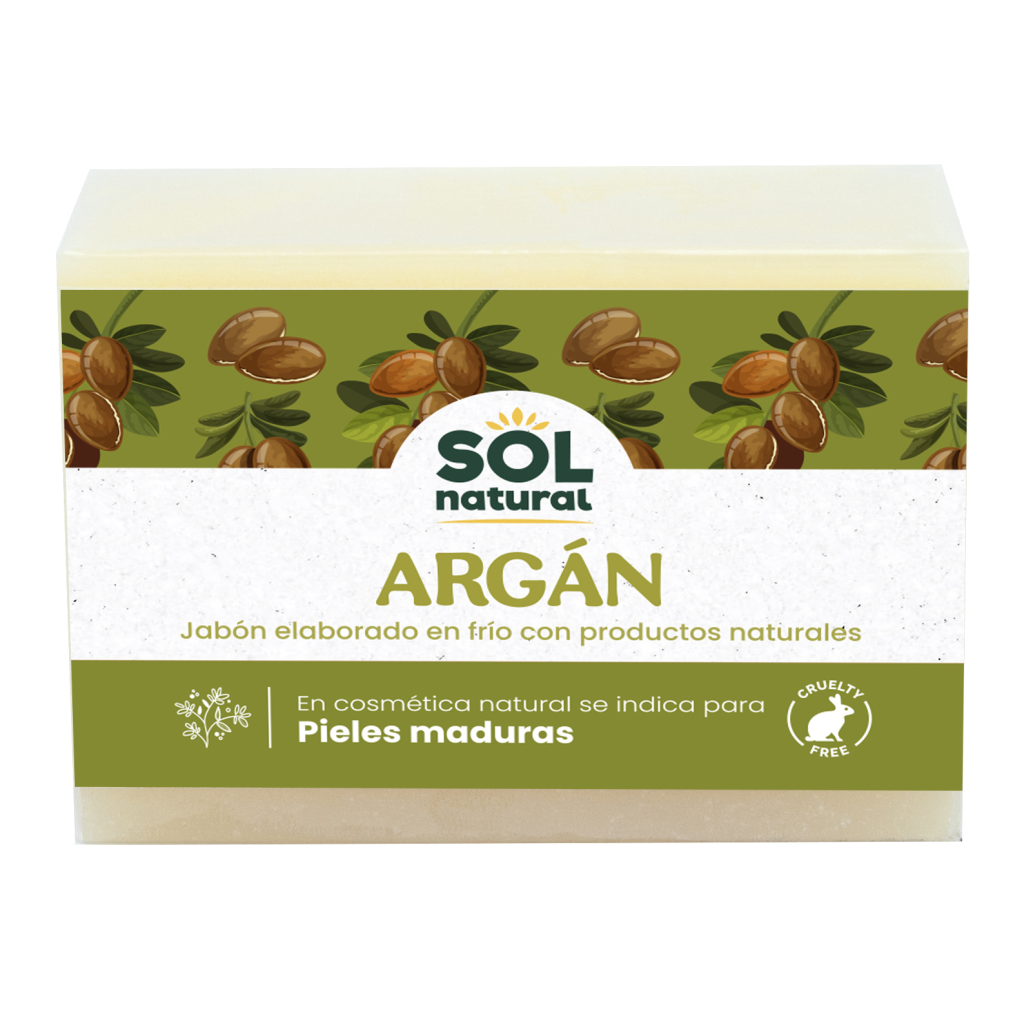 Natürliche Arganseife Sol Natural 100 g