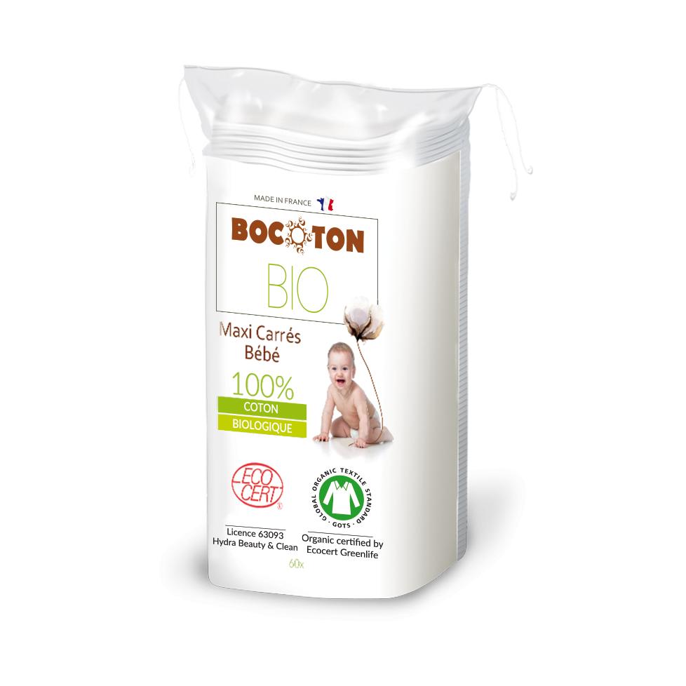 Opakowanie 12x Waciki dla niemowląt Maxi Bocoton 60 szt.
