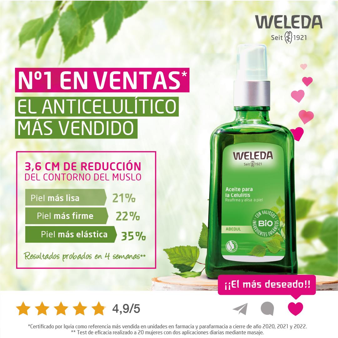 Confezione da 2 oli anticellulite alla betulla Weleda 100 ml
