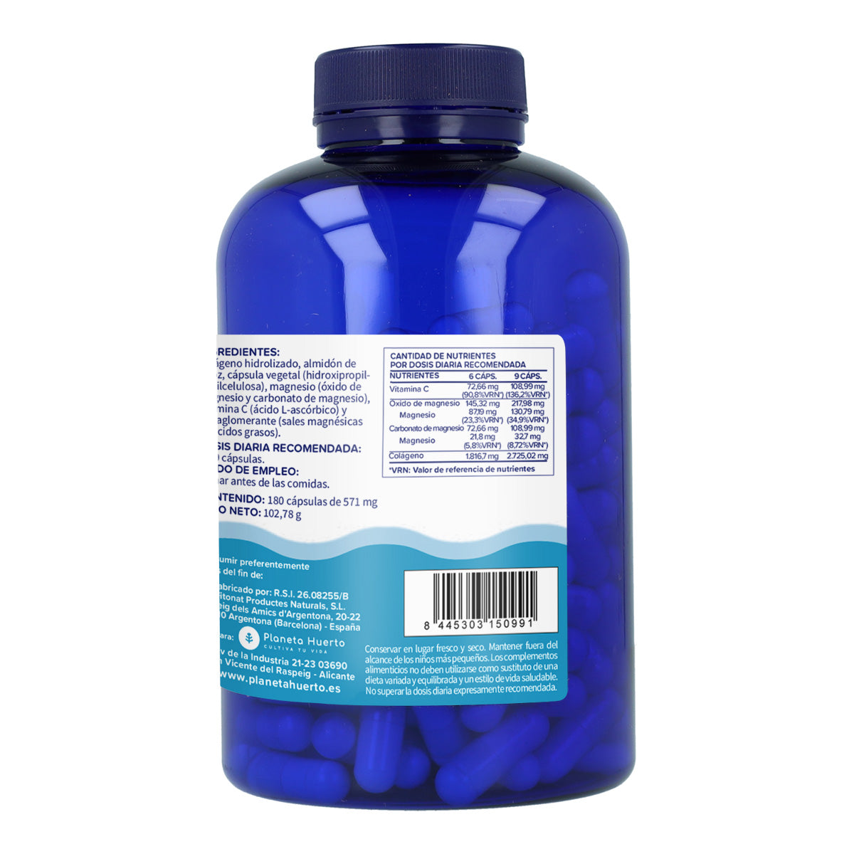 Collagen Plus Planeta Huerto 180 capsules