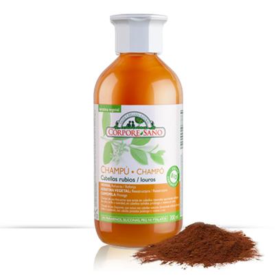 Henna Chamomile Shampoo for Blonde Hair Corpore Sano 300 ml