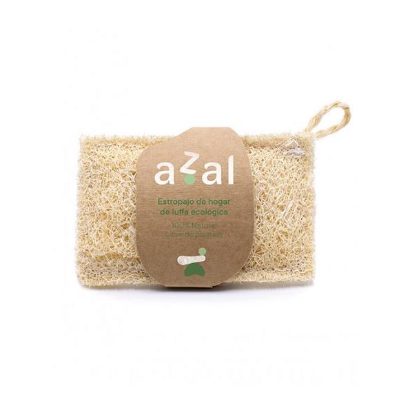 Gąbka luffa z ergonomicznym uchwytem Azal 12 x 7 cm