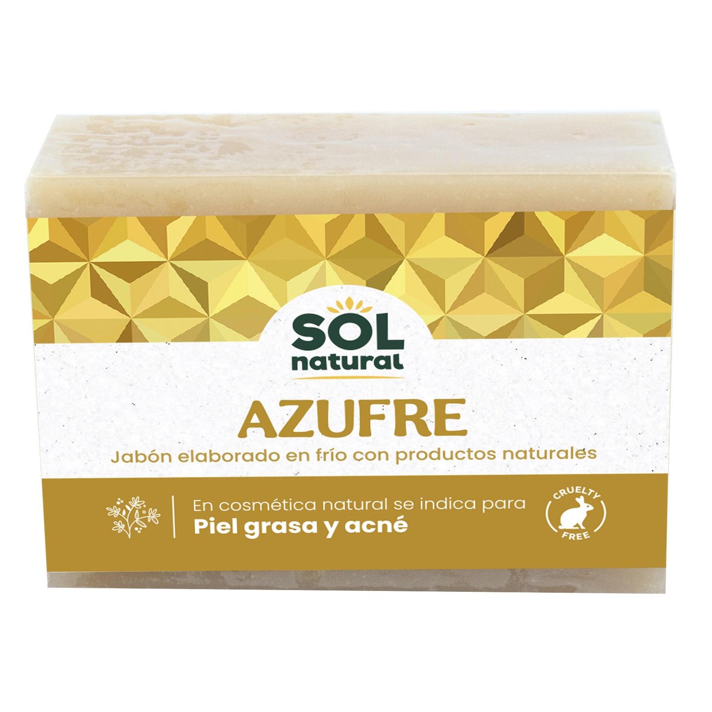 Naturlig svavelsåpa Sol Natural 100 g