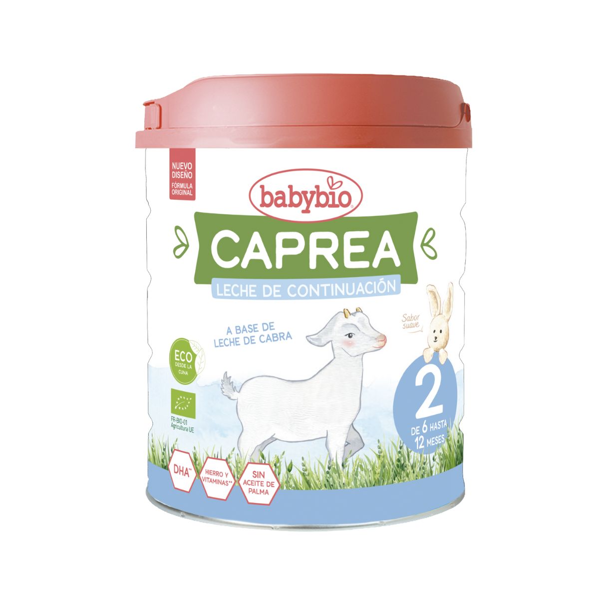3-pack Caprea 2 getmjölk (6 till 12 månader) Babybio 800 g