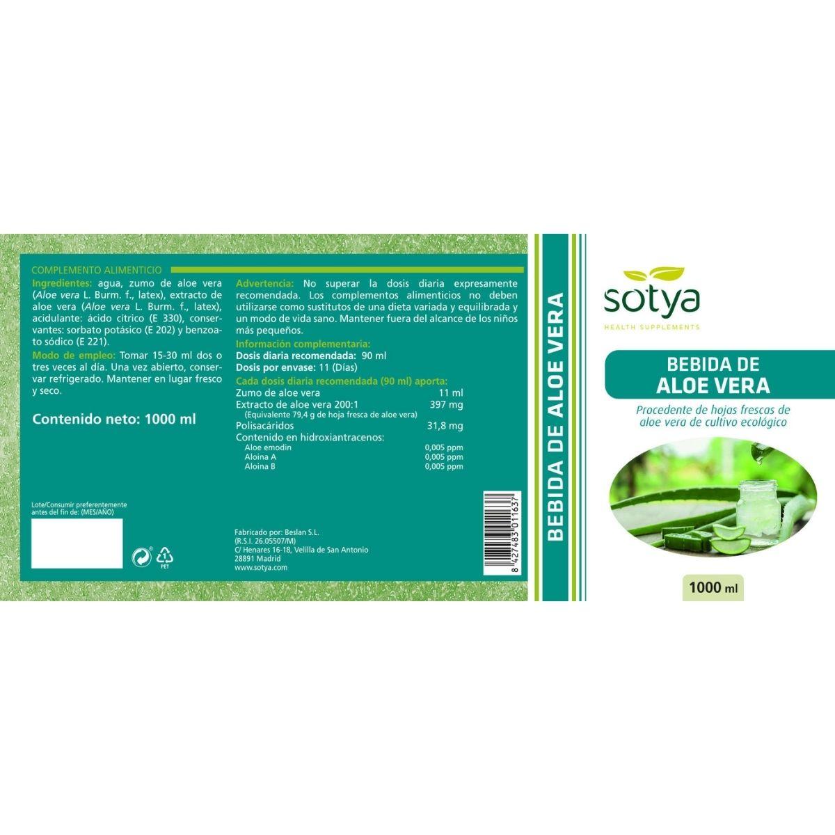 Aloe Vera Saft Sotya 1 Liter