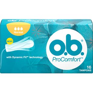 O.B. ProComfort Normal Tampons 32 units