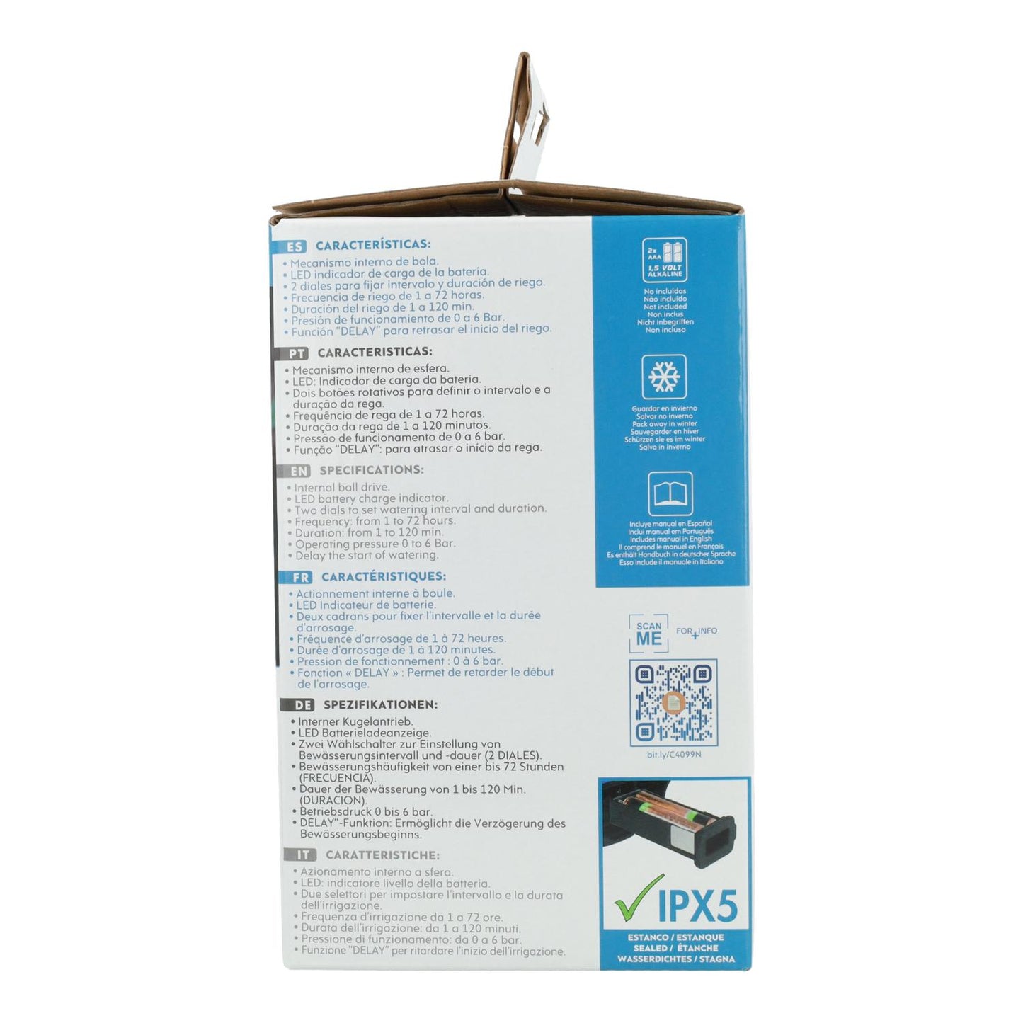 Bevattningsprogrammerare Aquacontrol