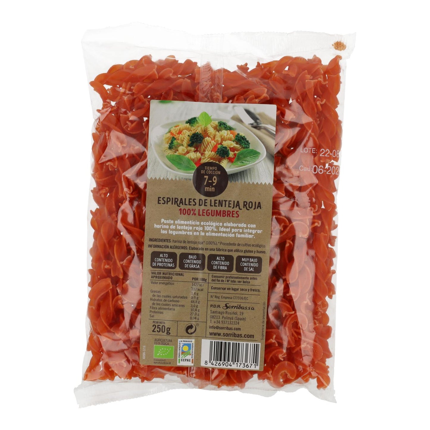 Lenticchie rosse Biogra BIO, 250 g