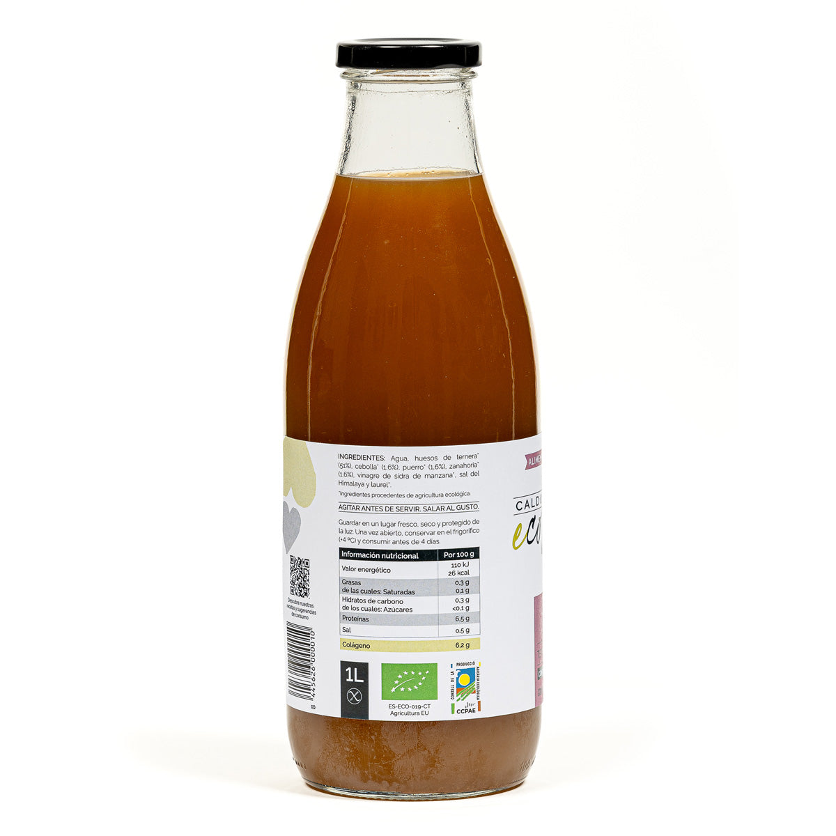 Bio-Rinderknochenbrühe mit Gemüse Ecolagen 1 l