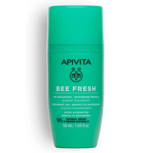 Deodorant med doft Bee Fresh Roll-on 24h Apivita 50 ml