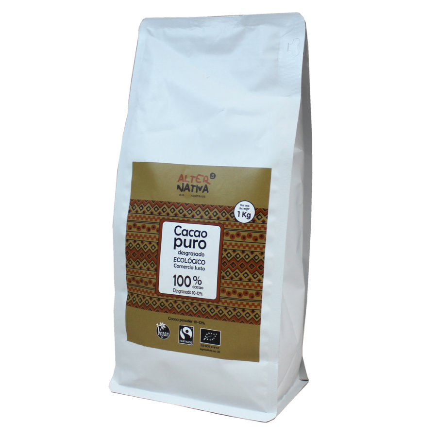 Avfettad ren kakao BIO Alternativa3 i pulverform 1 kg