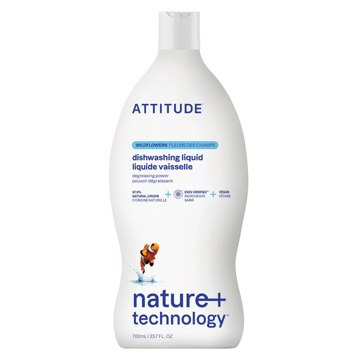 Attitude Wildflower Concentrated Dishwashing Liquid 700 ml