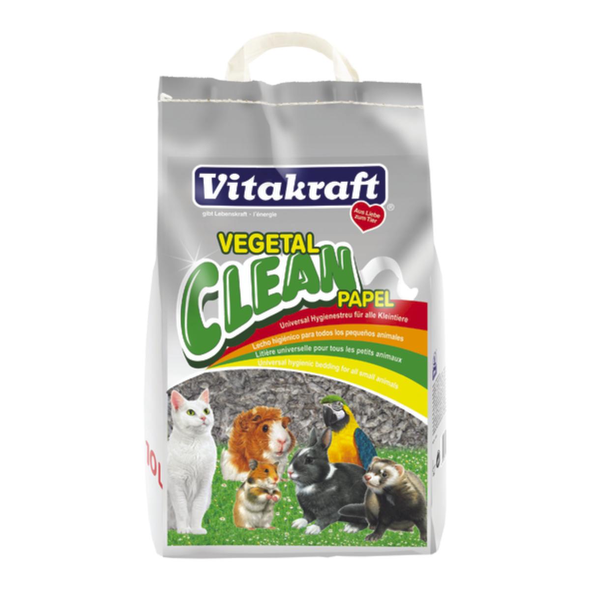 Vitakraft Vegetal Clean Papierowa ściółka z recyklingu 10 l
