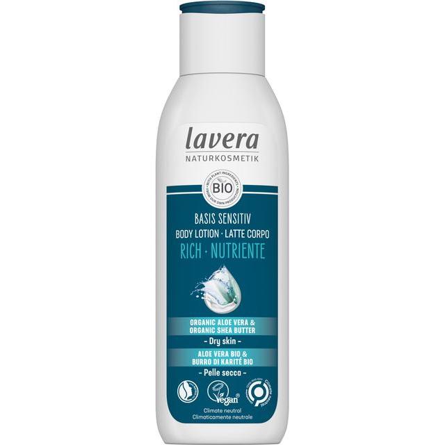 Lotion corporelle riche et nourrissante Basis Sensitiv, Lavera 250 ml