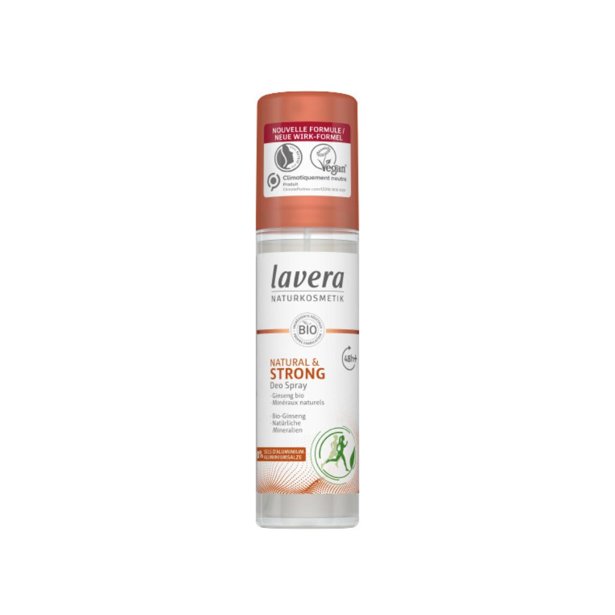 Dezodorant w sprayu 48h+ strong i naturalny, Lavera 75 ml