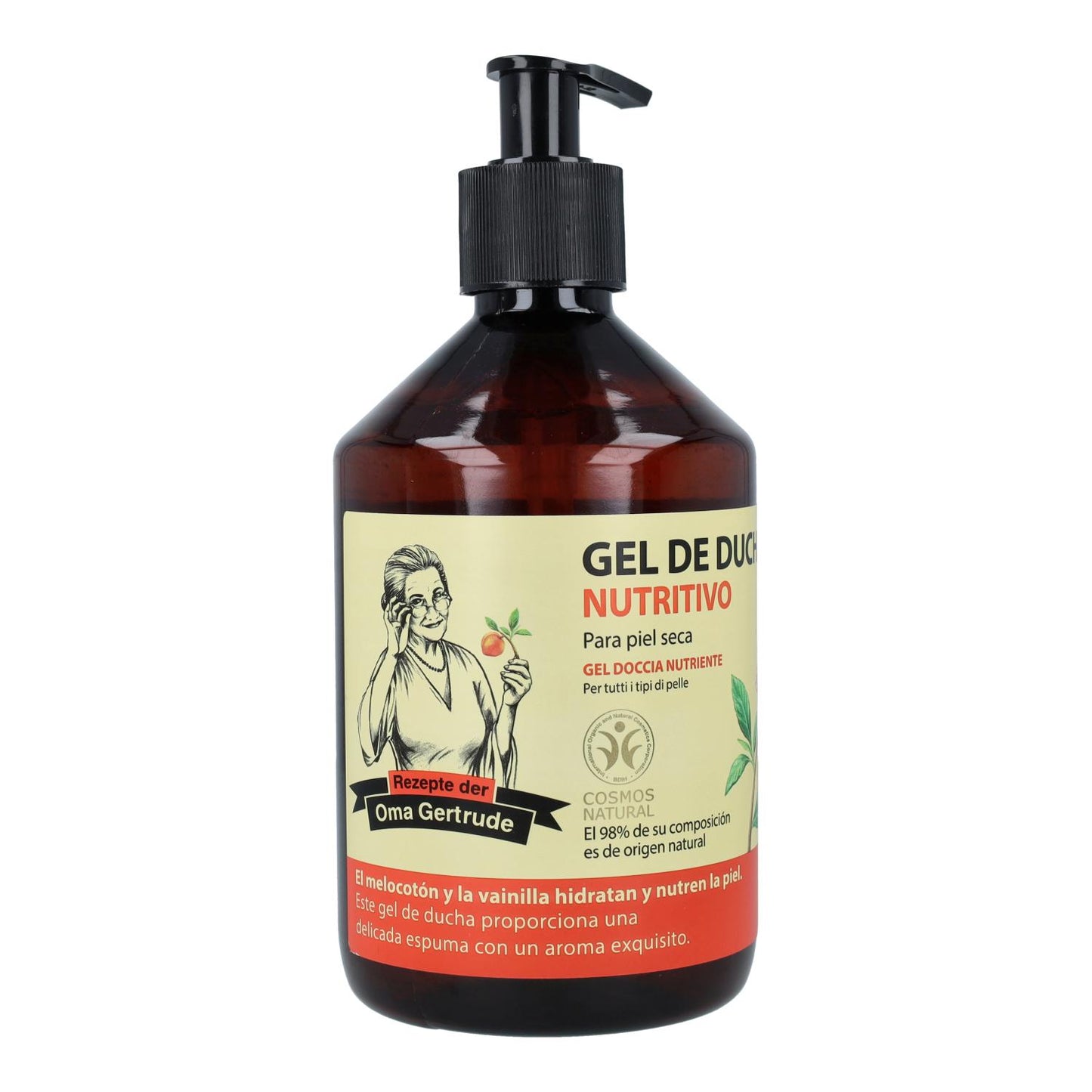 Zestaw 2x odżywczy żel pod prysznic do każdego rodzaju skóry Oma Gertrude 500 ml