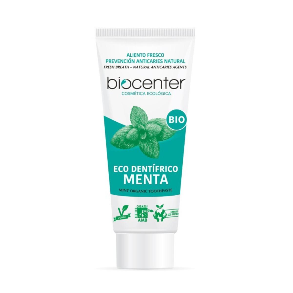 Natürliche, vegane Minz-Zahnpasta ECO 100 ml Biocenter