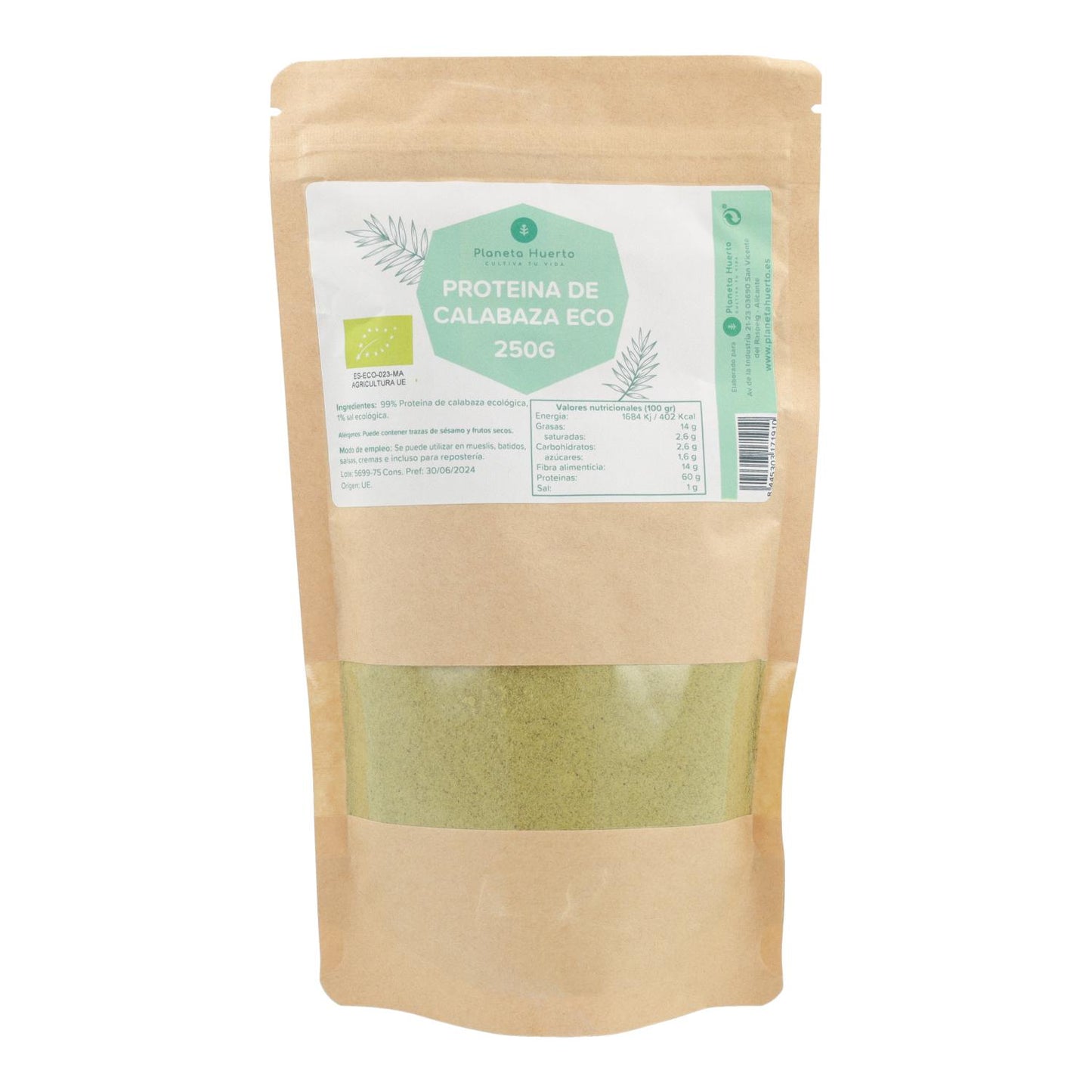 Pumpkin protein Planeta Huerto 250 g