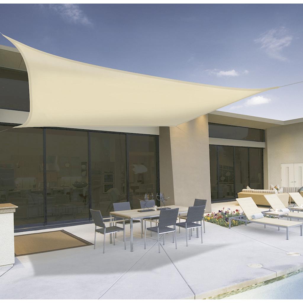 Sunnet square waterproof sail awning kit 3.6 m x 3.6 m