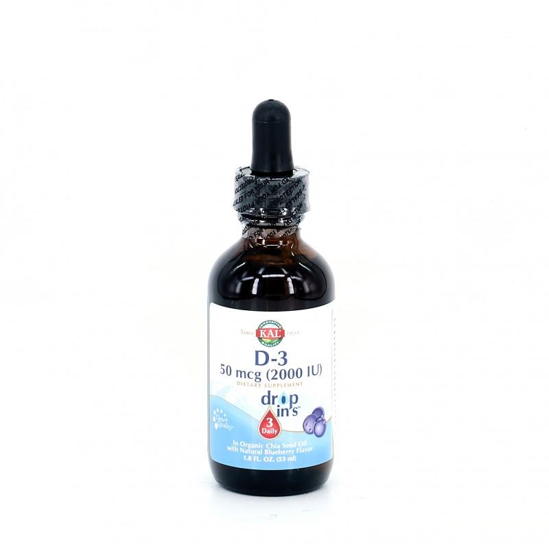 Vitamin D3-droppar Kal, 53 ml
