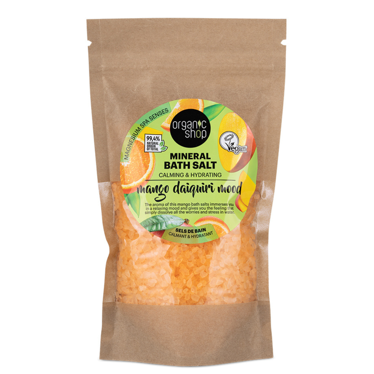 Mineraliska badsalter mango daiquiri mood Organic Shop 500 g