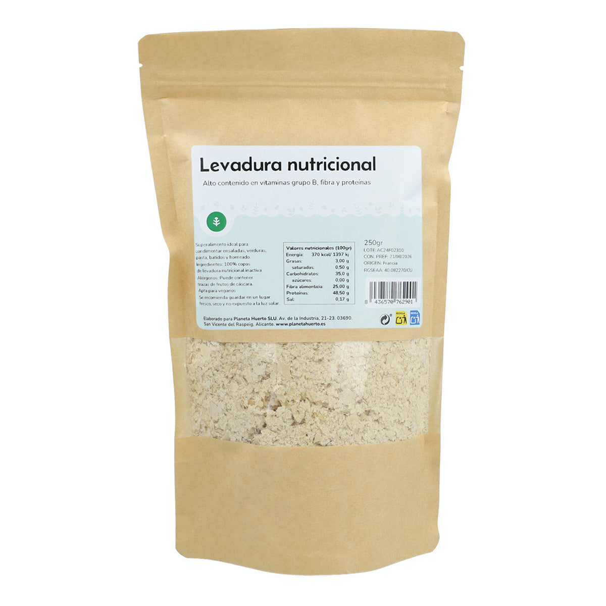 Levadura nutricional Planeta Huerto
