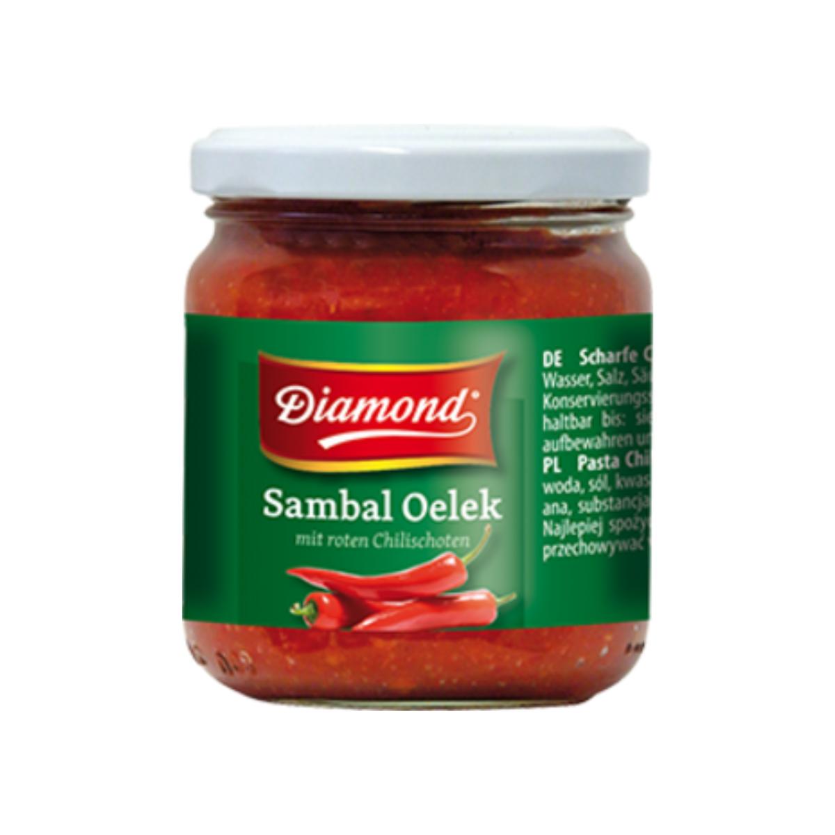 Very hot Sambal Oelek sauce, Diamond 200g