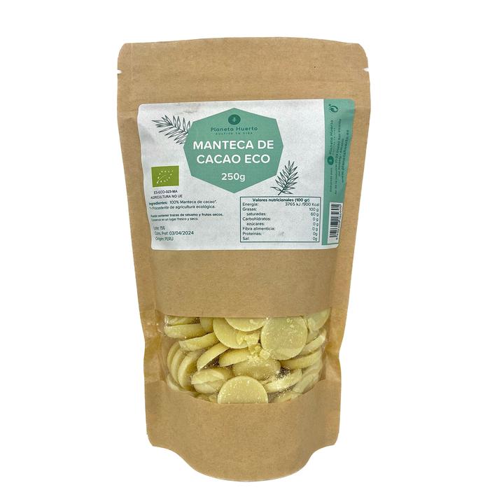 Beurre de cacao en gaufrettes ECO Planeta Huerto 250 g