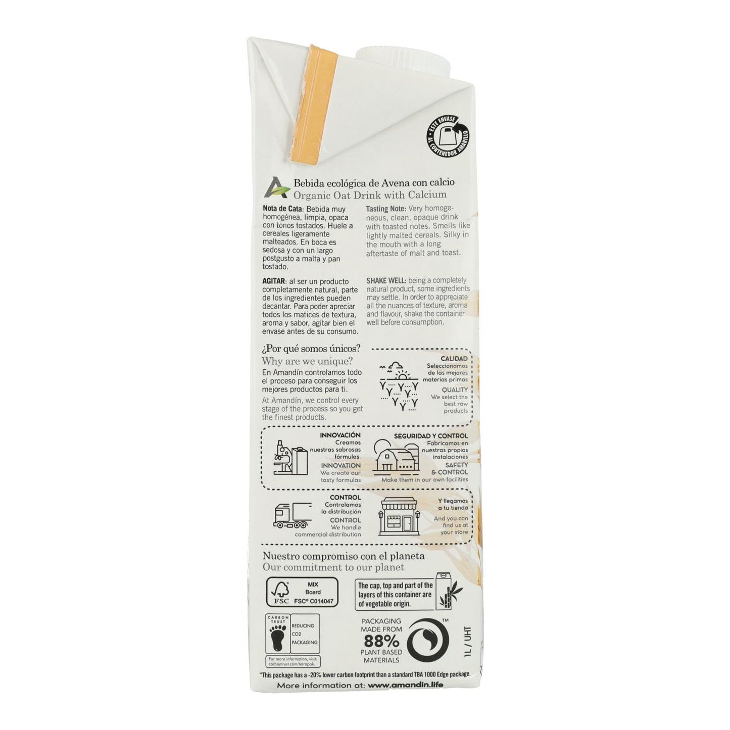 Havredryck Amandin 1L Bio 1 L