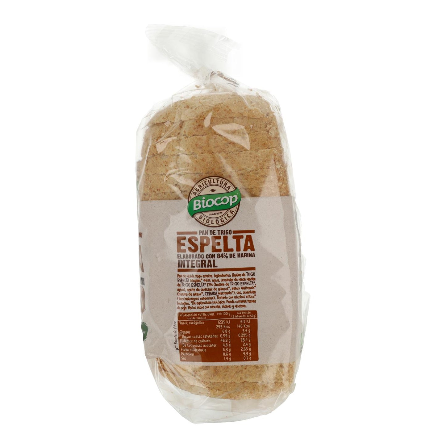Pain de mie complet à l'épeautre BIO Biocop 400 g