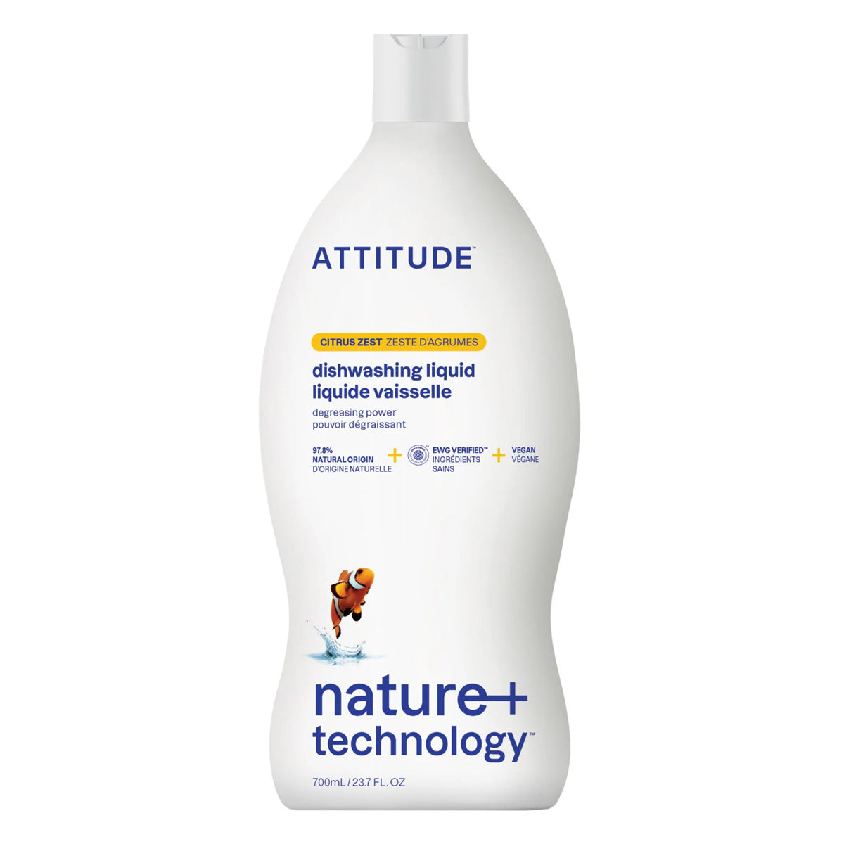 Geschirrspülmittel Zitrusfrüchte, Attitude, 700 ml
